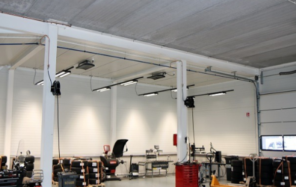 Showrooms verwarmen met infraroodpanelen